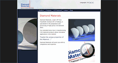 Desktop Screenshot of diamond-materials.com